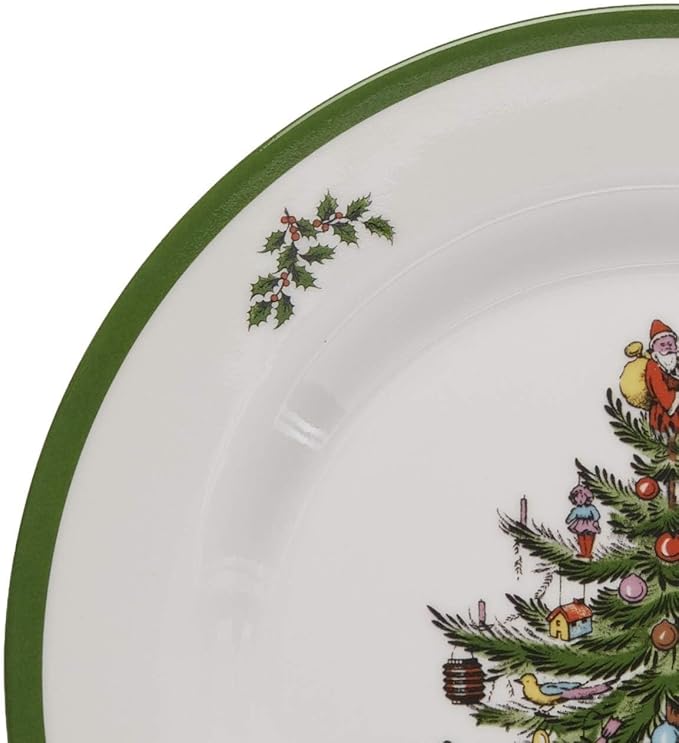 Spode – Christmas Tree – Christmas Tree Melamine 12-Piece Dinnerware Set