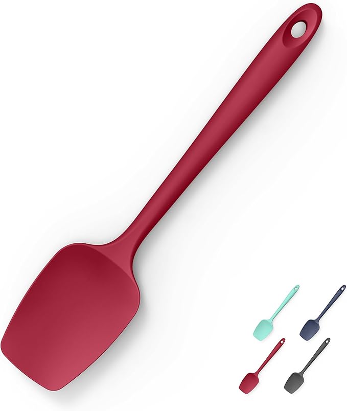 Doosu 600°F Heat Resistant Silicone Large Spatula, 11.4in, Aqua Sky
