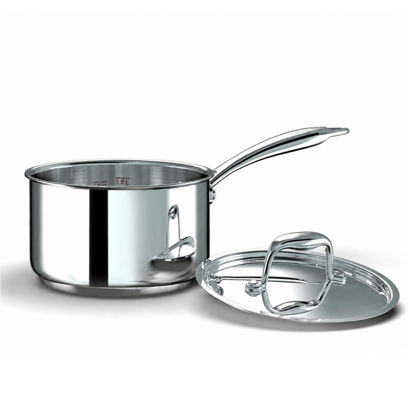 Ciwete Stock Pot 12 Quart, 18/10 Tri-Ply Stainless Steel Whole Clad Stock Pot with Lid, Seamless 12 QT Cooking Pot with Copper Handle, Healthy Stockpots, Induction, Gas, Oven and Dishwasher Safe