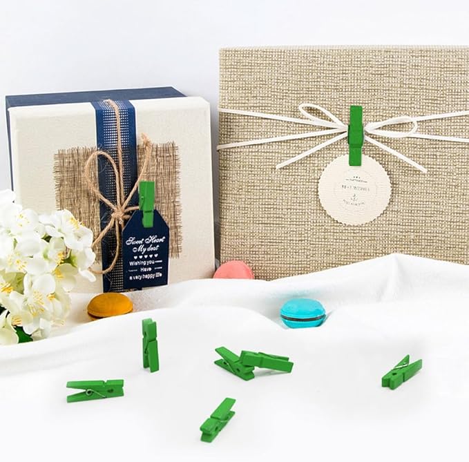 Clothes pins Green