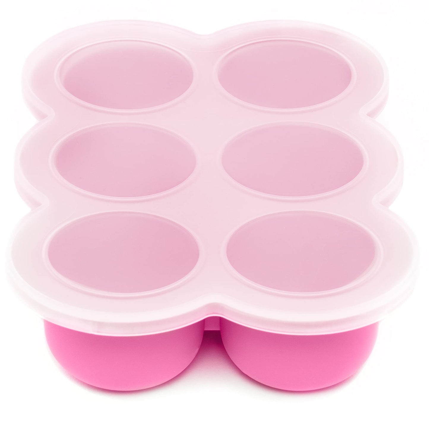 WeeSprout Silicone Freezer Tray with Clip on Lid Perfect Food Storage Container for Homemade Baby Food, Vegetable, Fruit Purees, and Breast Milk (Bright Blue, Ten 1.5 Ounce Sections)