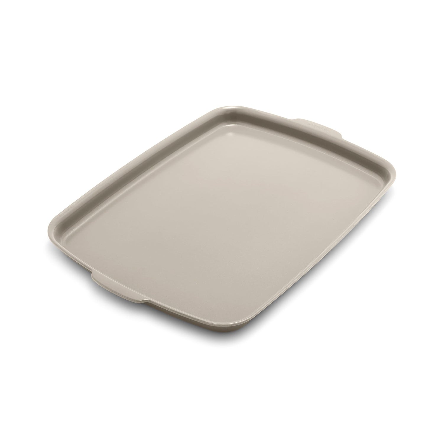 GreenPan Premiere Ovenware Healthy Ceramic Nonstick 13" x 9" Rectangular Baking Pan, Cast Aluminum Bakeware, Warp-Free, Oven and Broiler safe to 600F,Dishwasher Safe, PFAS-Free, Gray