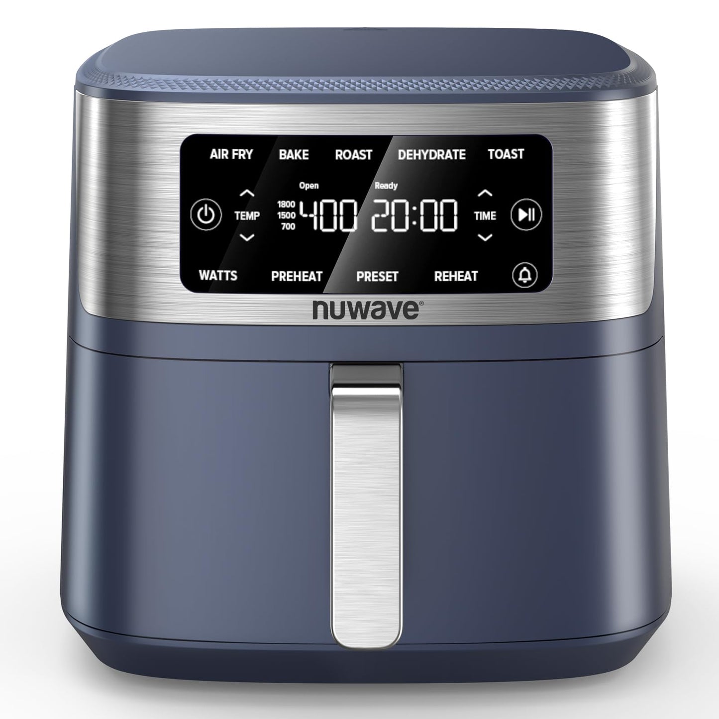 Nuwave Brio Plus 7QT Air Fryer, Extra Crispy Results w/Less Oil, PFAS-Free