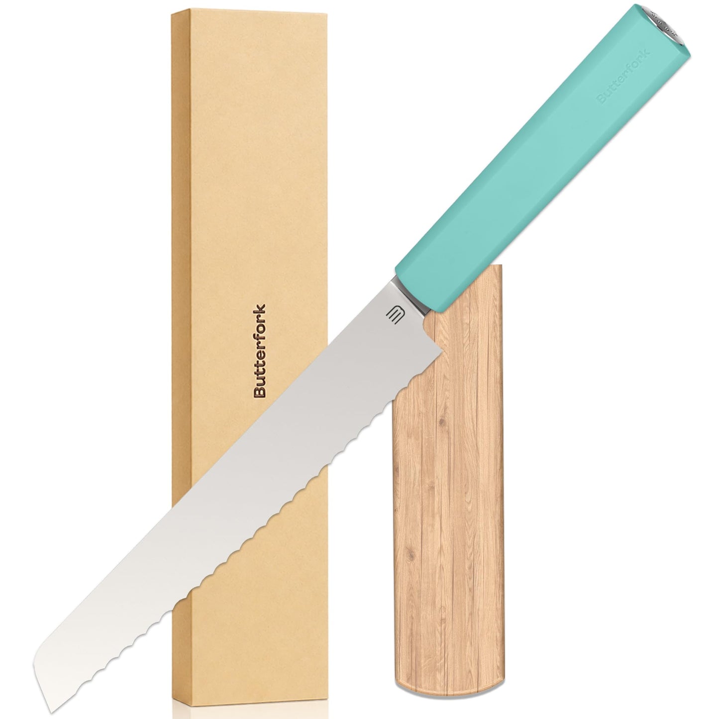 8 Inch Chef Knife, Kitchen Knife with AR-RPM9 Steel & Ergonomic ABS Handle