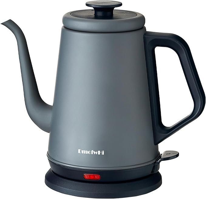 DmofwHi Gooseneck Electric Kettle(1.0L), 100% Stainless Steel BPA Free Classic Pour Over Coffee Kettle | Tea Kettle - Green