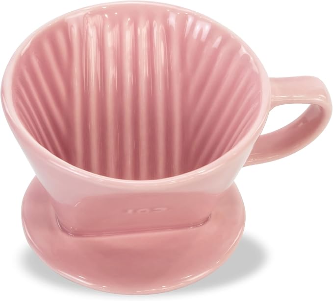 LHUKSGF Pour Over Ceramic, Coffee Dripper Ceramic Coffee Maker,Blue