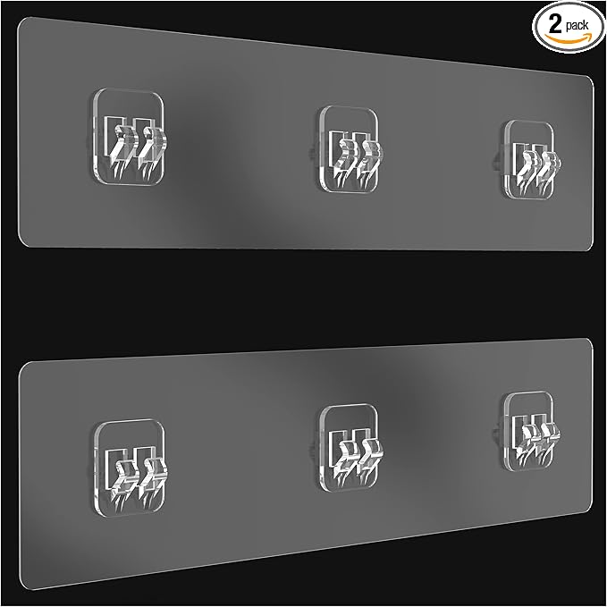 Shower Caddy Shelf Adhesive Replacement Stickers Pads For Bathroom Corner Organizer Basket, No Drilling For Kitchen Racks And Soap Holder 2pack