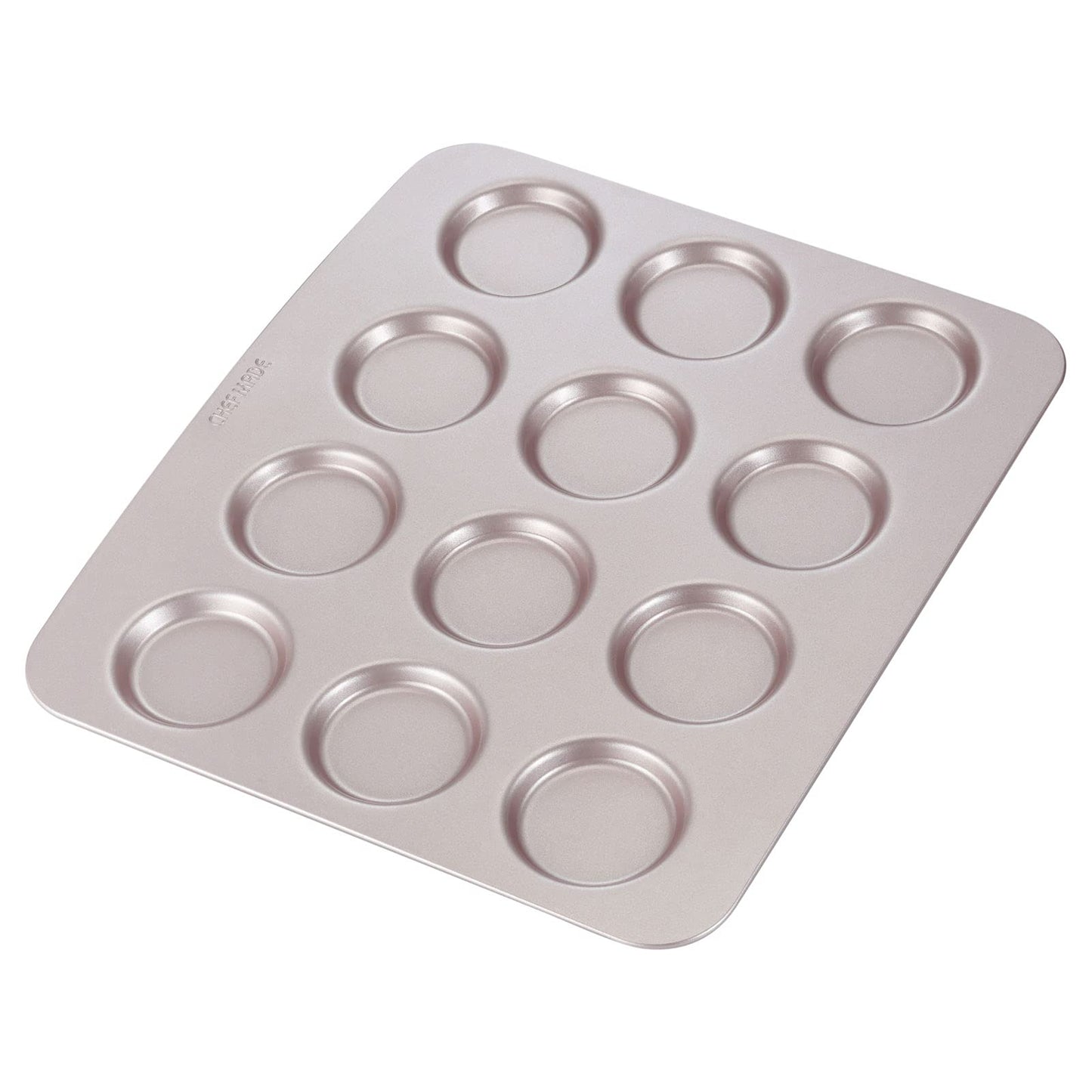 CHEFMADE Twinkie Cake Pan, 8-Cavity Non-Stick Mini Hotdog-Shaped Muffin Eclair Bakeware for Oven Baking (Champagne Gold)