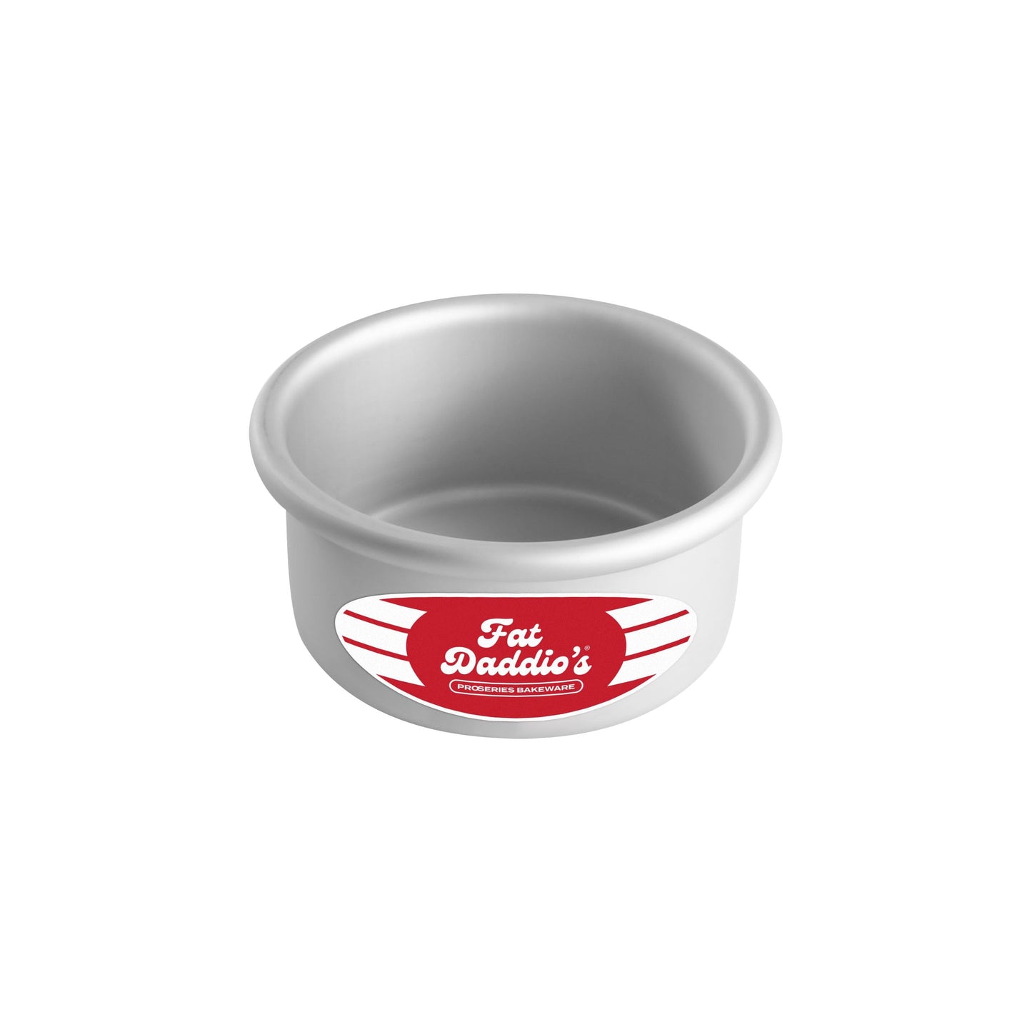 Fat Daddio's Anodized Aluminum Round Cake Pans, 2 Piece Set, 5 x 2 Inch