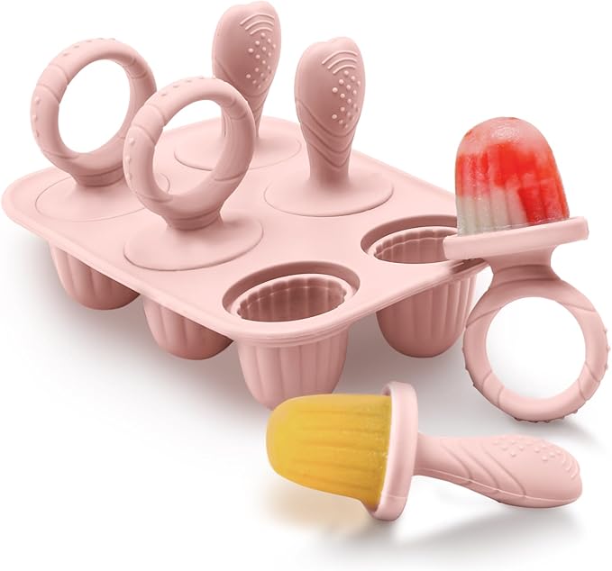 Silicone Toddlers Popsicle Molds with Sticks