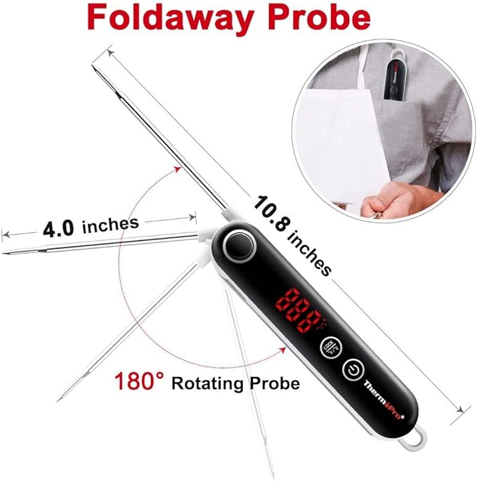 TempPro TempSwift 0.5 Sec Instant Read Meat Thermometer Digital
