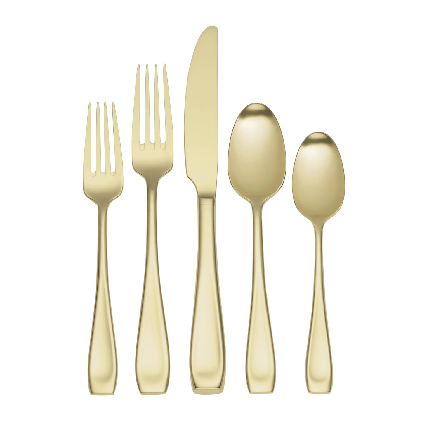 Oneida Moda Dinner Spoons Silverware Set for 4, Flatware