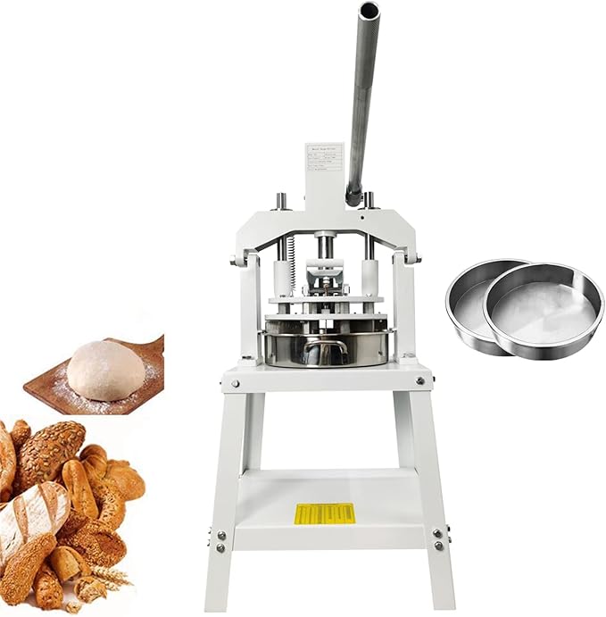 INTSUPERMAI Manual Dough Divider Rounder 36pcs Commercial Dough Cutter DIvider Cutting Machine Hydraulic Hand Press Dough Equal Divider Maker Lump Spacer Bakery for Bread