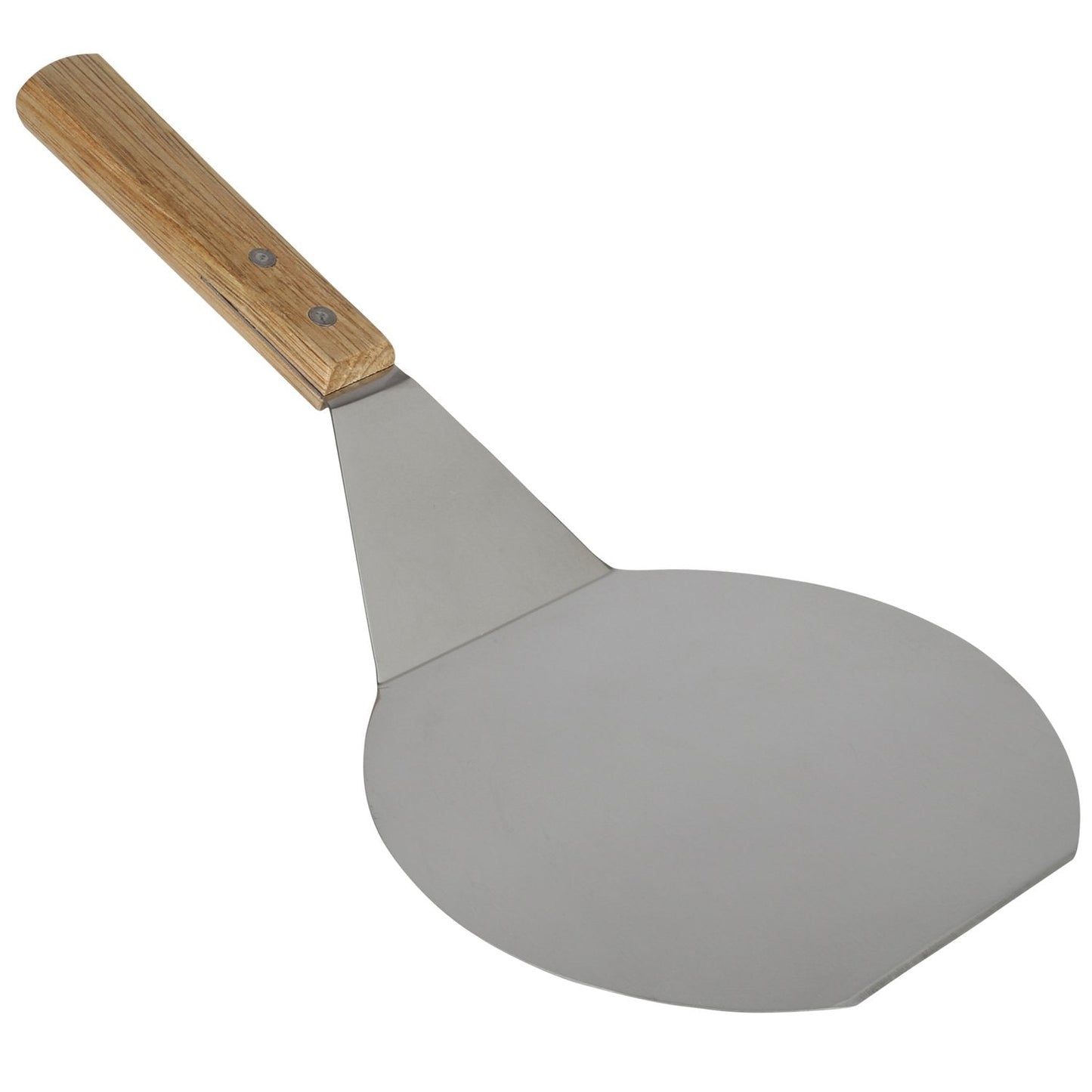 Extra Wide Spatula with Beveled Edges, Oversized Stainless-Steel Spatula with Wood Handle for Skillets, Griddles & Pancake Flipper for Burgers, Omelet, and Versatile for Culinary Task, 6 x 5-inches