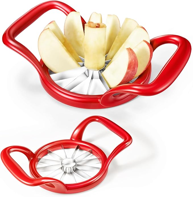 5.5 Inch Large 16-Slice Apple Corer Cutter, Sturdy Divider Wedger Sharp and Sturdy