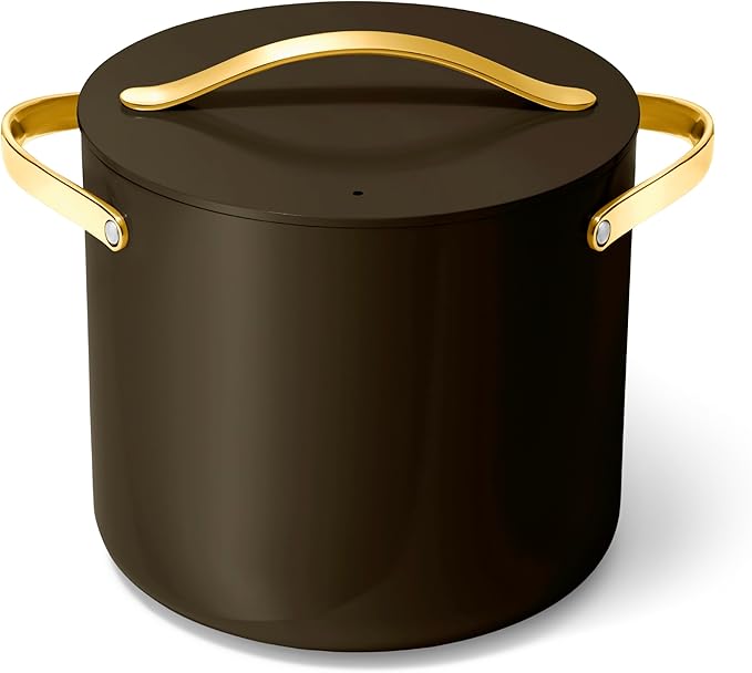 Caraway 12 qt Ceramic-Coated Stock Pot with Lid