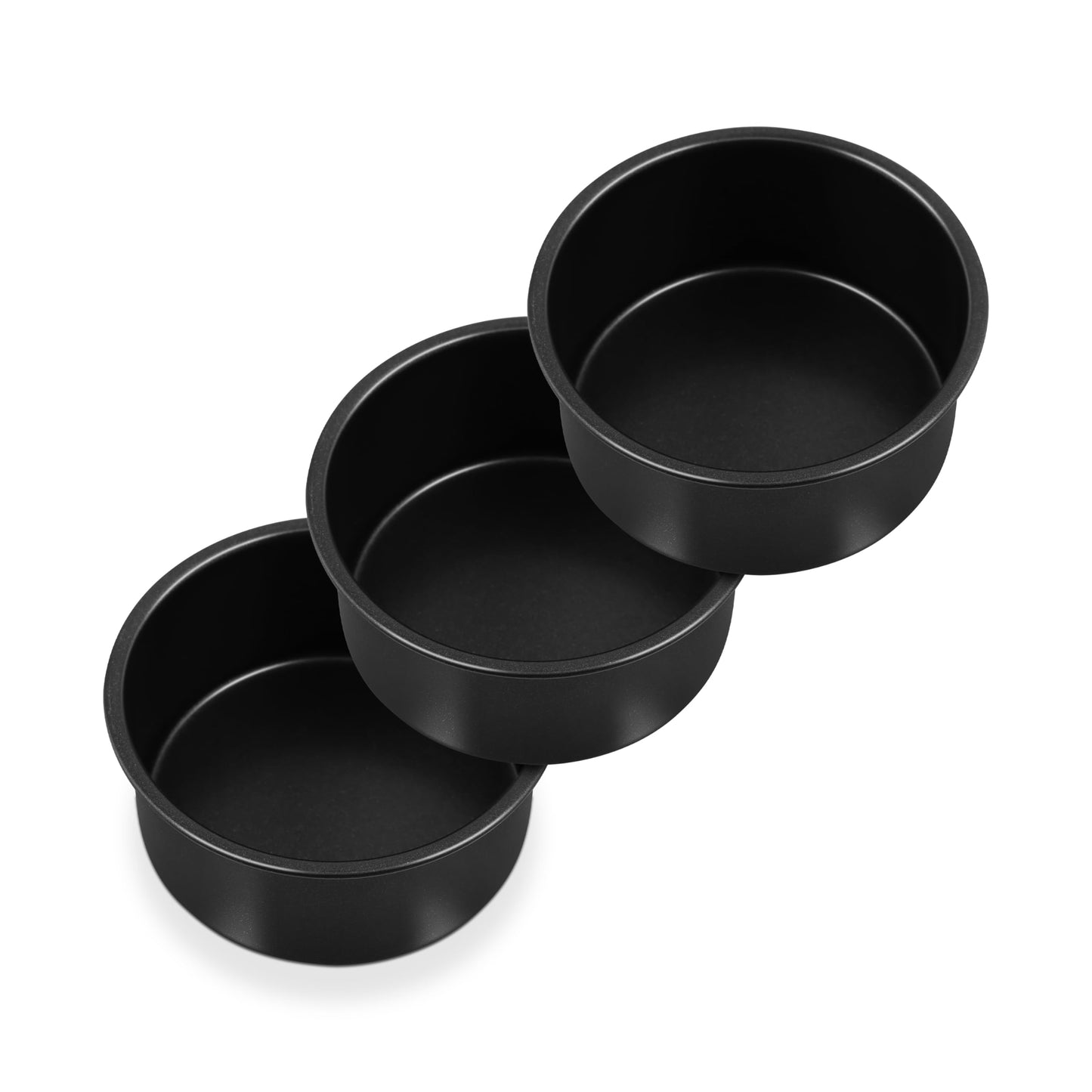 P&P CHEF 8 Inch Cake Pan Set of 3, Non-Stick Round Cake Pans