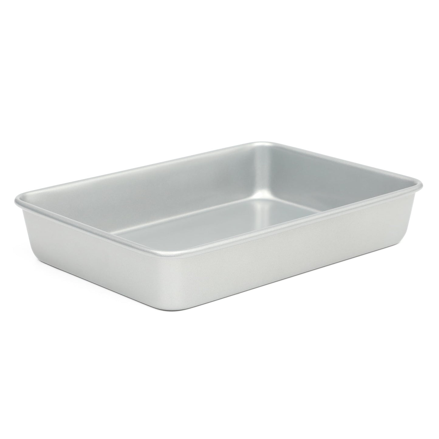 Martha Stewart Gallen 13 x 9 Inch Rectangular Nonstick Carbon Steel Cake and Baking Pan – Cool Grey, Durable Bakeware for Even Cooking and Easy Release