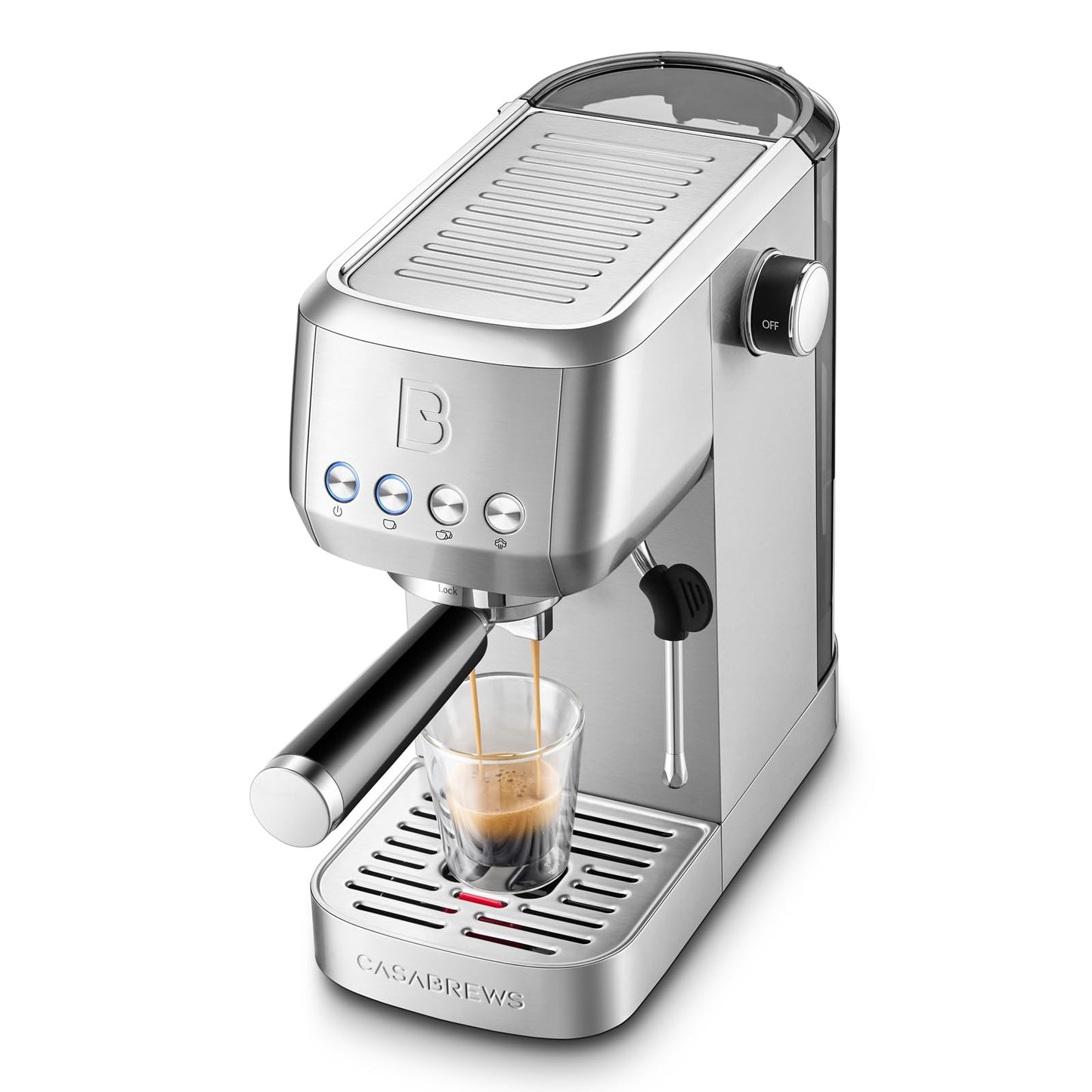 CASABREWS 3700 Essential Espresso Machine, Stainless Steel Espresso Maker