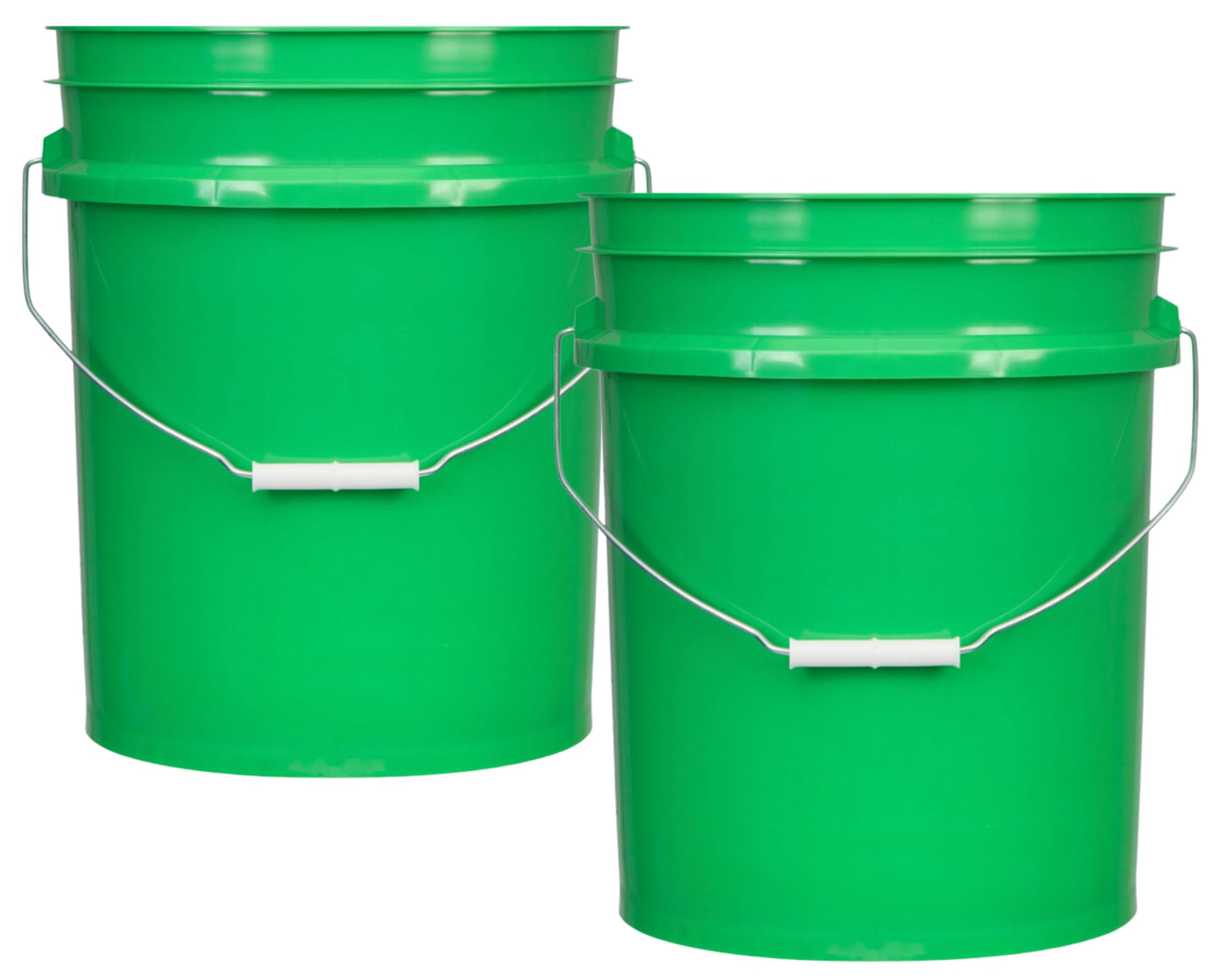 House Naturals 5 Gallon Premium HPDE Plastic Bucket - Made in USA Food Grade Container, BPA Free All Purpose Pail (5, Red)