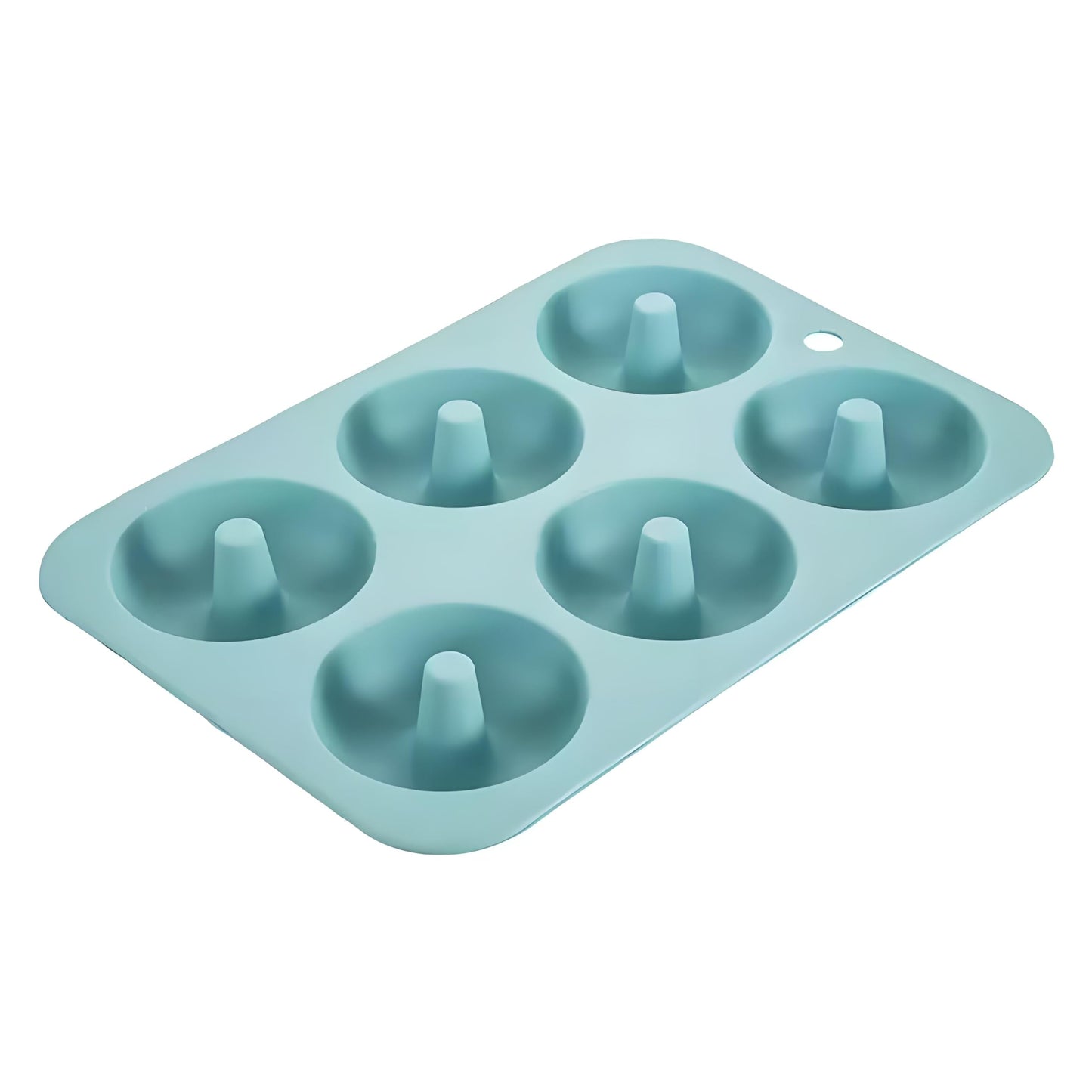 SoKalChw Thickened Silicone Cake Pan and Moldes Para Gelatinas, Heavy Duty Toast Cake Mold for Baking, BPA Free, Mint Green (Rectangle: 5.3inx9.6inx2.7in / 1Pcs)