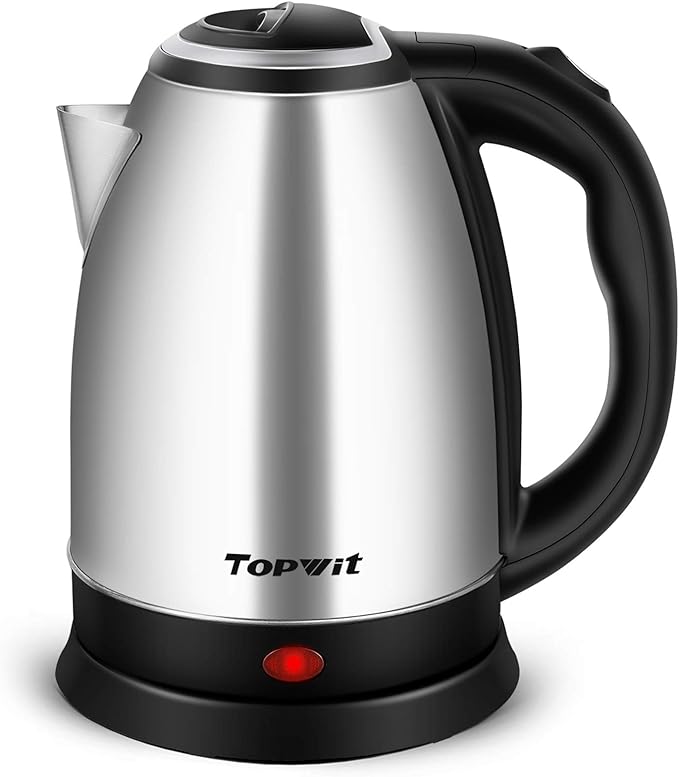 TOPWIT 2.0L Stainless Steel Electric Kettle, Rapid Boiling Hot Water Kettle