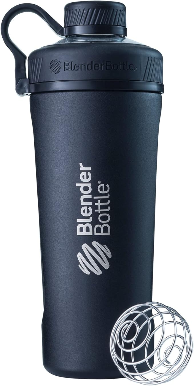 BlenderBottle Radian Stainless Steel Shaker Bottle 26 oz Rose Pink