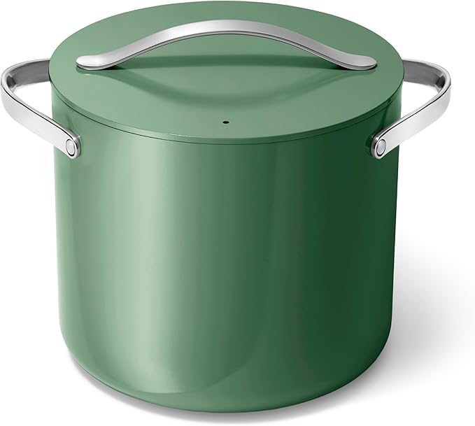 Caraway 12 qt Ceramic-Coated Stock Pot with Lid