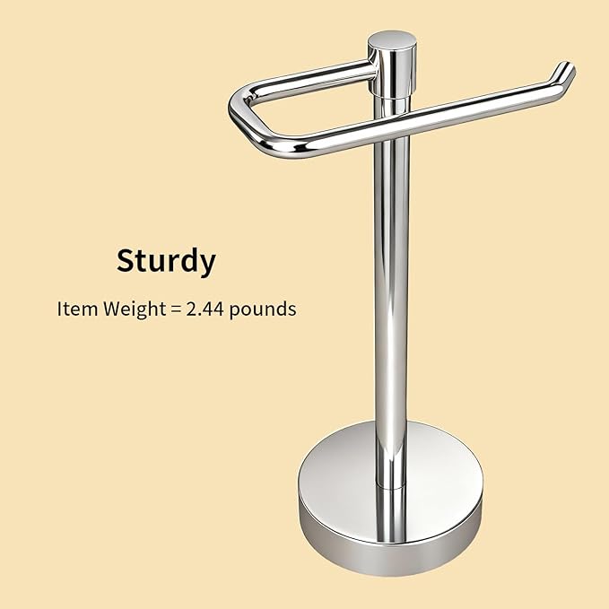 YUMORE Hand Towel Holder Stand Countertop Towel Rack Free Standing Towel Bar Hanger for Bathroom Kitchen