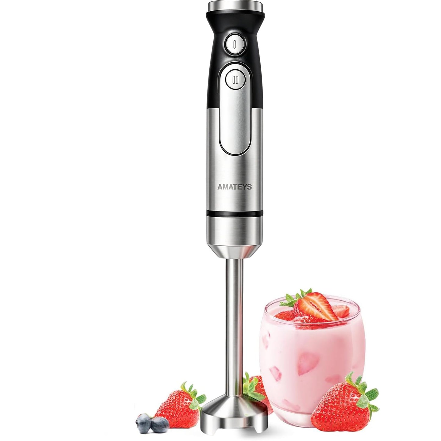 Amateys Immersion Hand Blender, 700W Multi‑Function Kitchen Stick Blender
