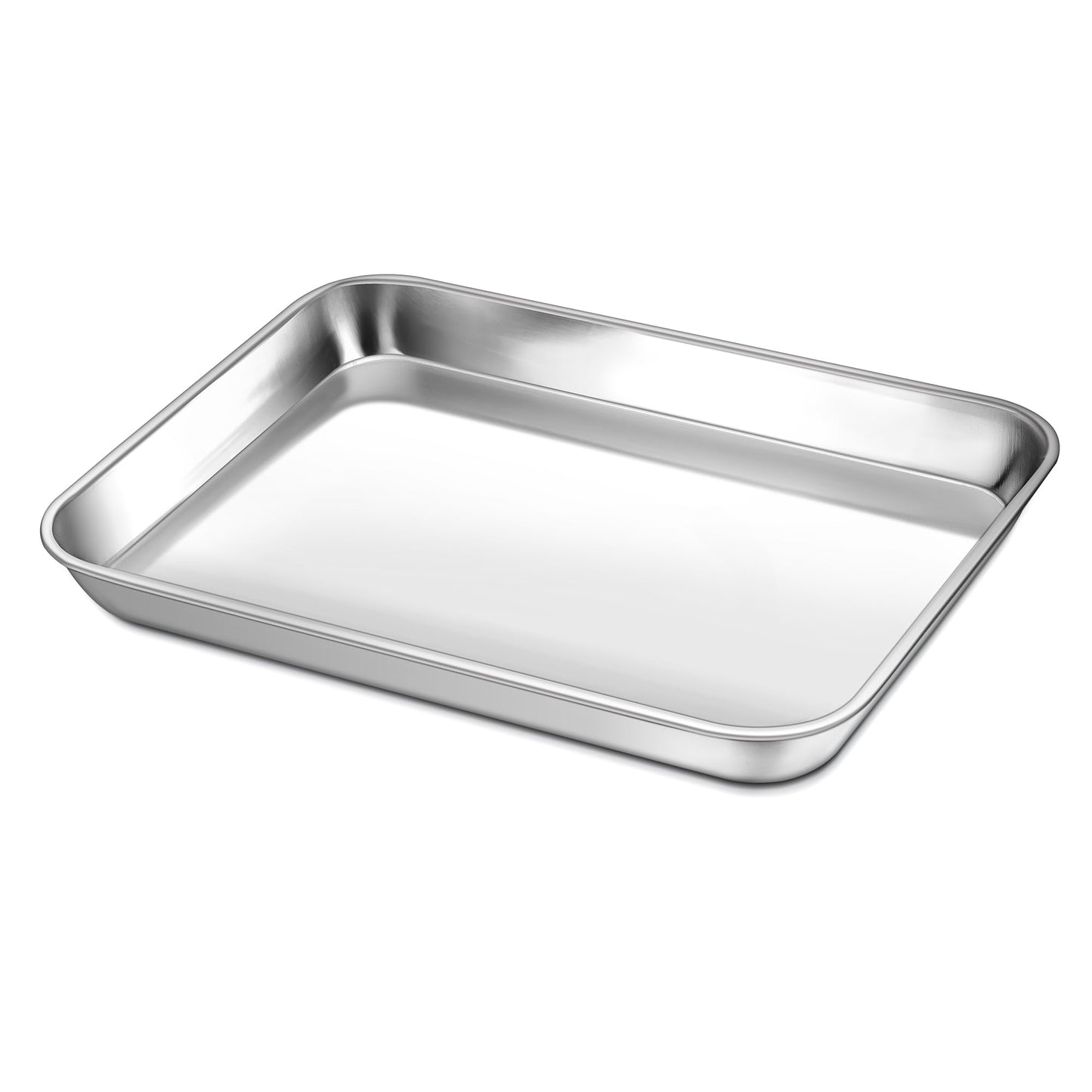 P&P CHEF Baking Sheet Pan, Stainless Steel Cookie Sheet, 12.5 Inch & 2 Pcs