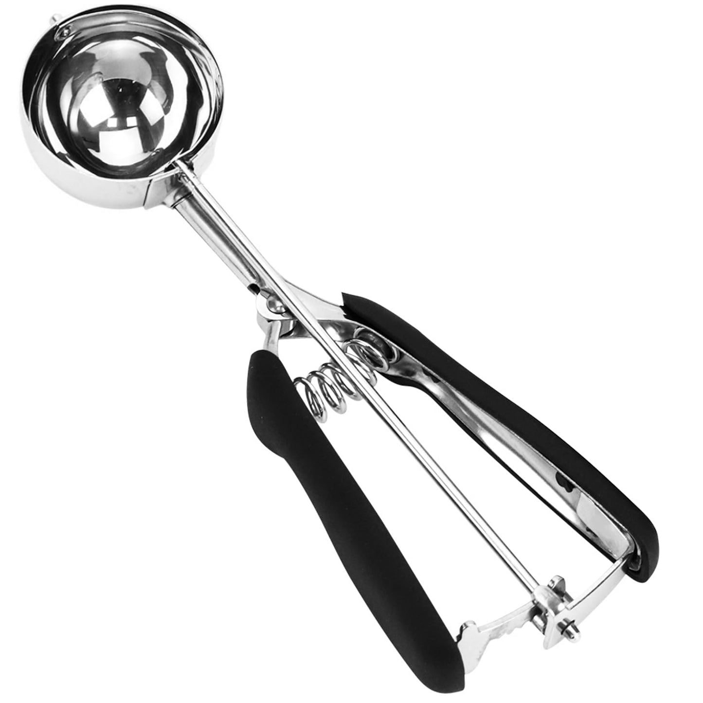 Cookie Scoop, Ice Cream Scoop, 1Tbsp/15 ml/0.5oz Cookie Scoops for Baking, 18/8 Stainless Steel Cookie Scooper for Baking, Cookie Dough Scoop with Non-slip Grip (Red)