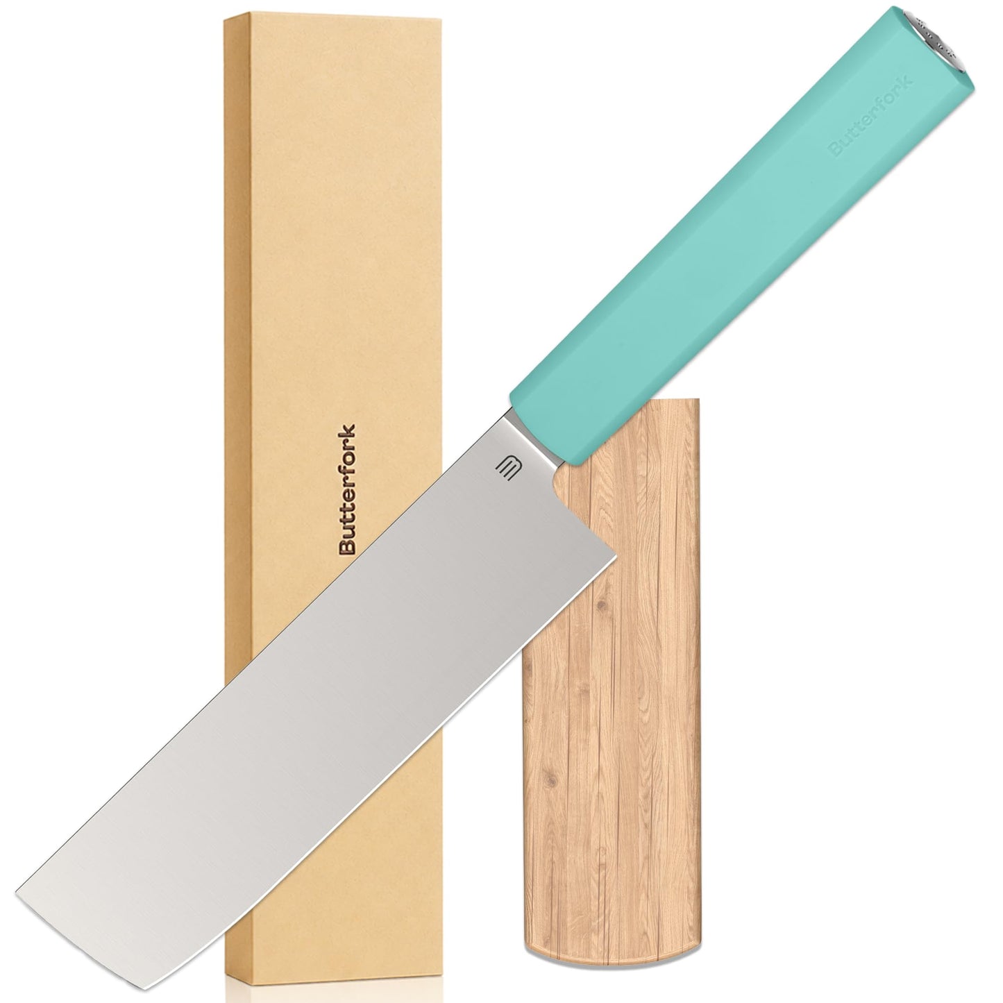 8 Inch Chef Knife, Kitchen Knife with AR-RPM9 Steel & Ergonomic ABS Handle