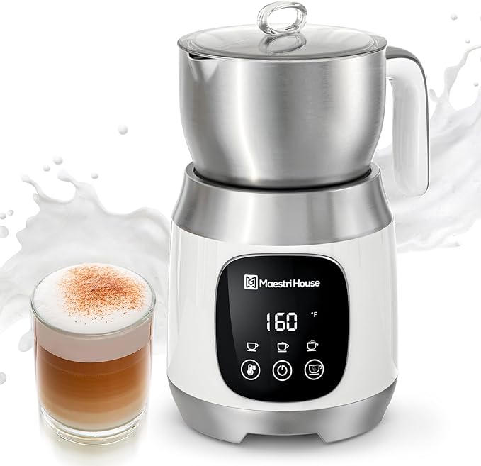 Maestri House DualFro 600 Milk Frother and Steamer 21oz/600mL