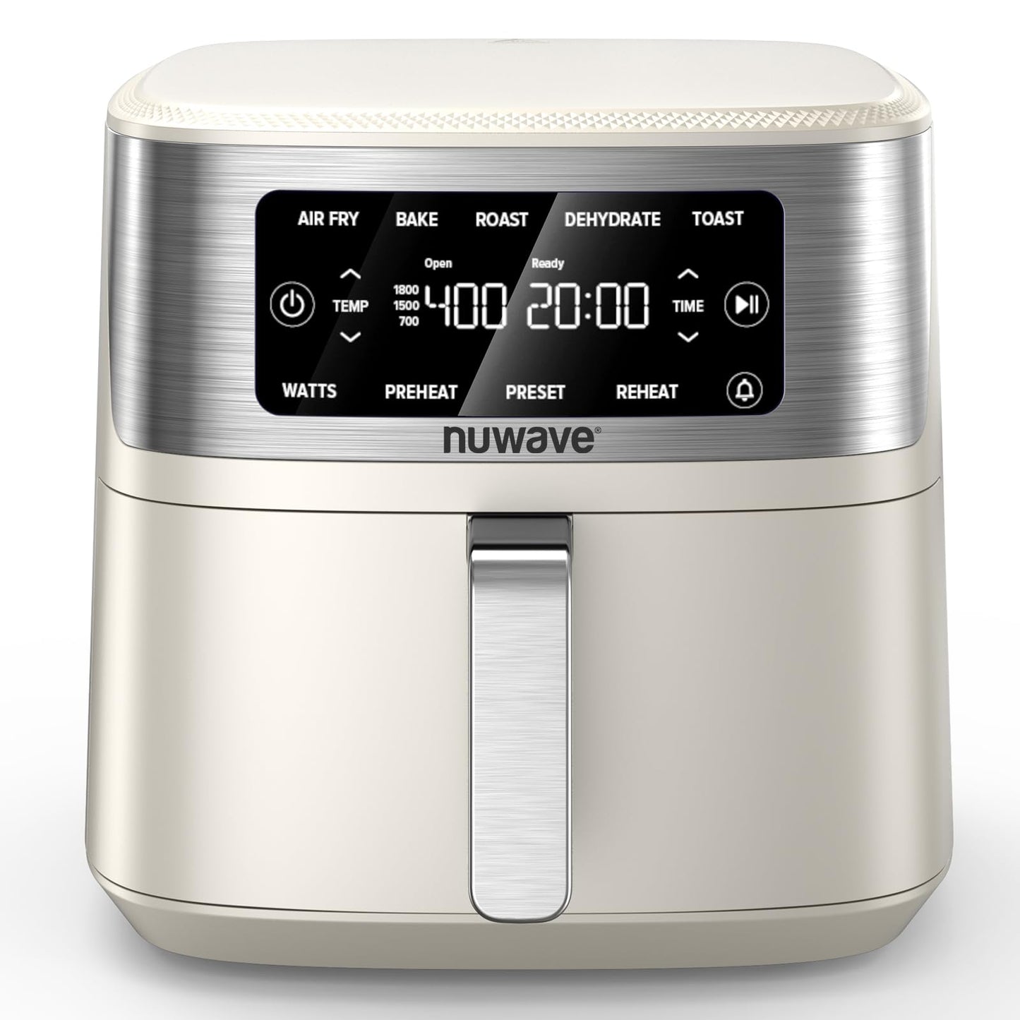 Nuwave Brio Plus 7QT Air Fryer, Extra Crispy Results w/Less Oil, PFAS-Free