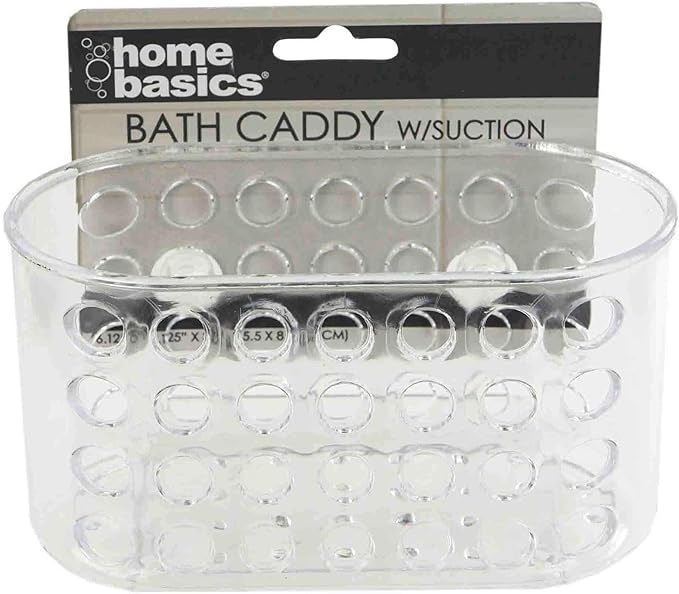 JOEY'Z Small Shower Caddy/Shower Basket/Bath Caddy Soap Holder with Suction Cups