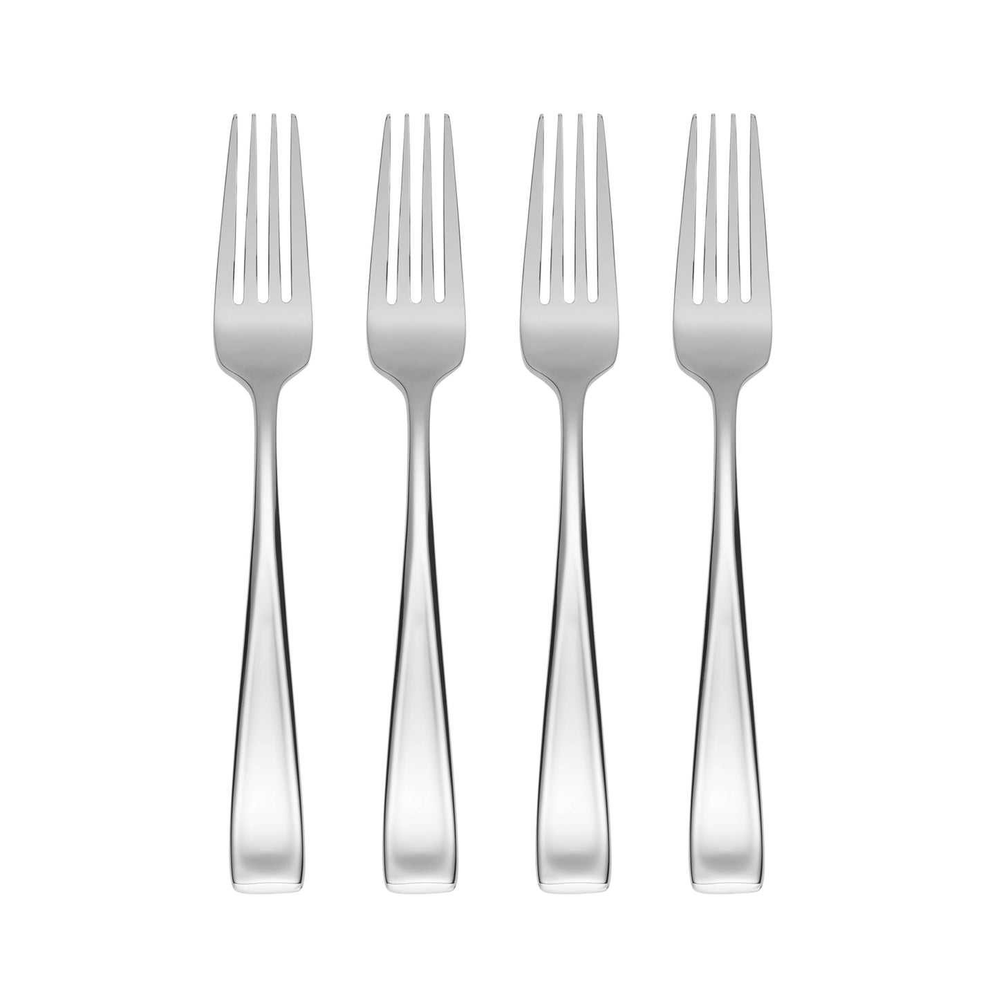 Oneida Moda Dinner Spoons Silverware Set for 4, Flatware