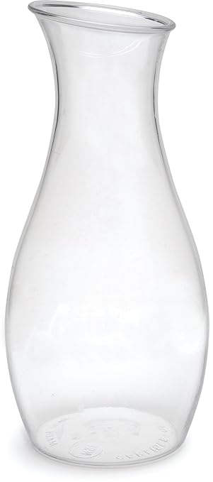 Carlisle Plastic Carafe, 1.5 L, Water, Juice and Wine, Clear
