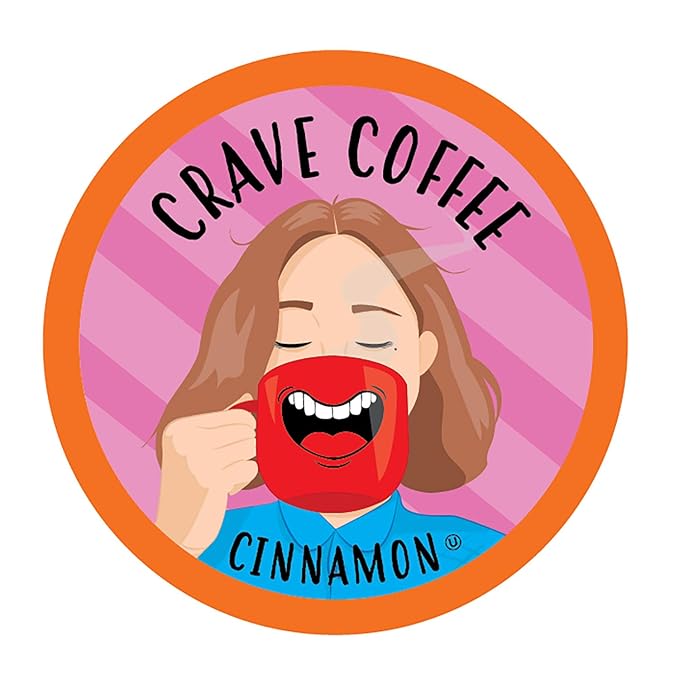 Crave Beverages Flavored Coffee Pods Sampler, Compatible with 2.0 K-Cup Brewers, Assorted Variety Pack, 40 Count (Pack of 1)