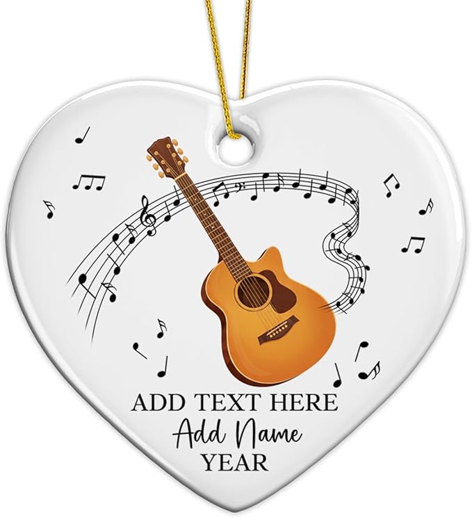 Customized Tuba Instrument Christmas Ceramic Ornament 2026, Tuba Player Christmas Tree Ornaments, Personalized Tubaist Xmas Ornament with Text Name & Year, Gifts for Men Women Music Lovers