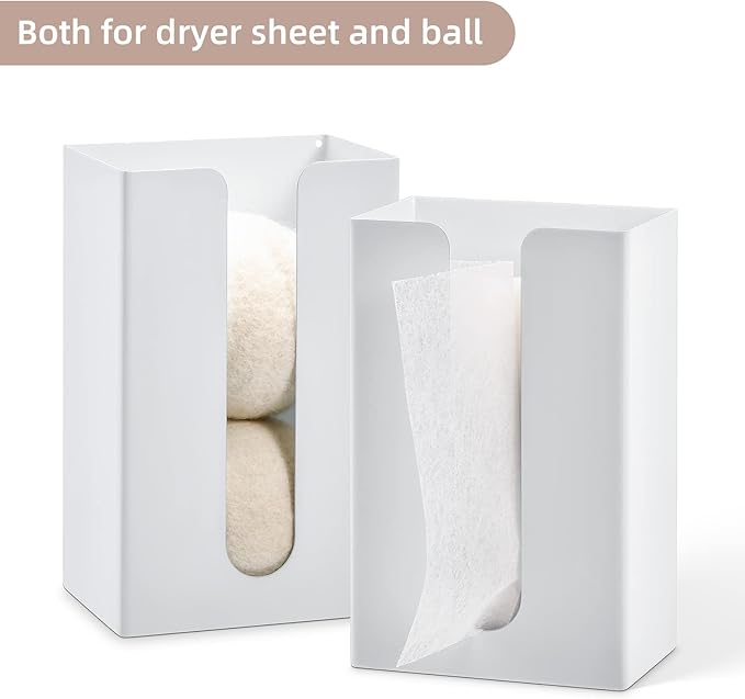 Magnetic Dryer Sheet Holder for Laundry Room,Metal Dryer Sheet Container,Dryer Sheet Dispenser for Laundry Room Organizition,Wall Dryer Sheet Box,Fabric Sheet Holder,Laundry Detergent Sheets Dispenser