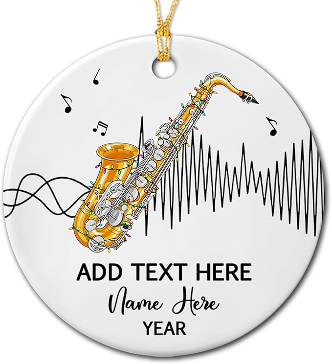 Personalized Drum Set Ceramic Christmas Ornament 2026, Customized Text Year Name Drummer Keepsake Ornaments Gift for Women Men Friend Daughter Son, Drumming Drum Set Ceramic Ornament for Appreciation