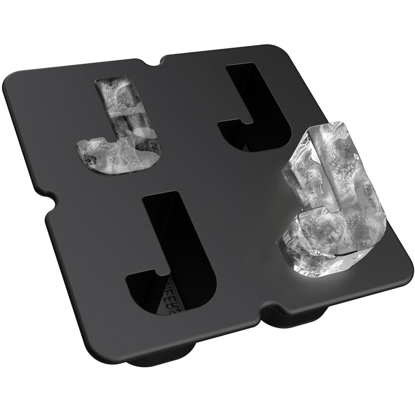 Customized Letter P Ice Cube Mold -Letter Silicone Ice Mold for Custom Ice Cube Mold and Baking Chocolate and Crafting Letter Molds, Ice Cube Molds for Cocktails & Whiskey with Custom Letters