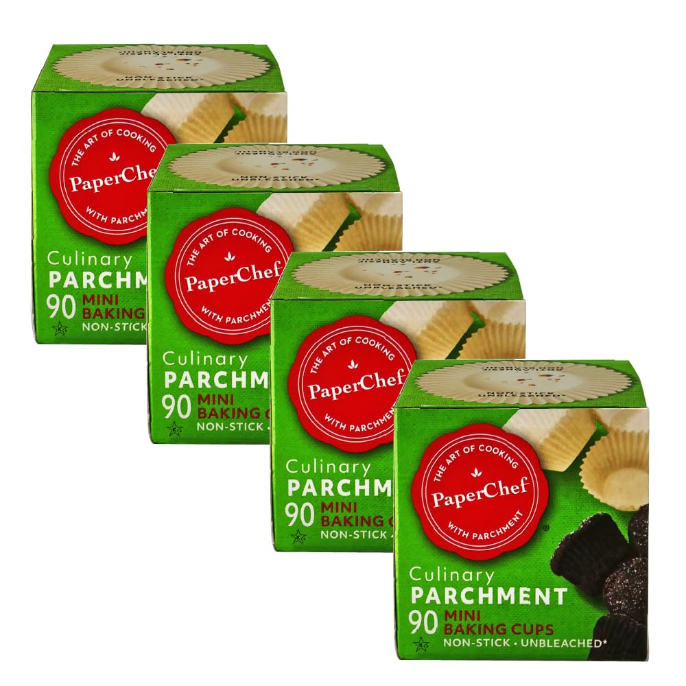 PaperChef Variety Pack Parchment Cups XL, Large, Mini, Nonstick 3 Pack