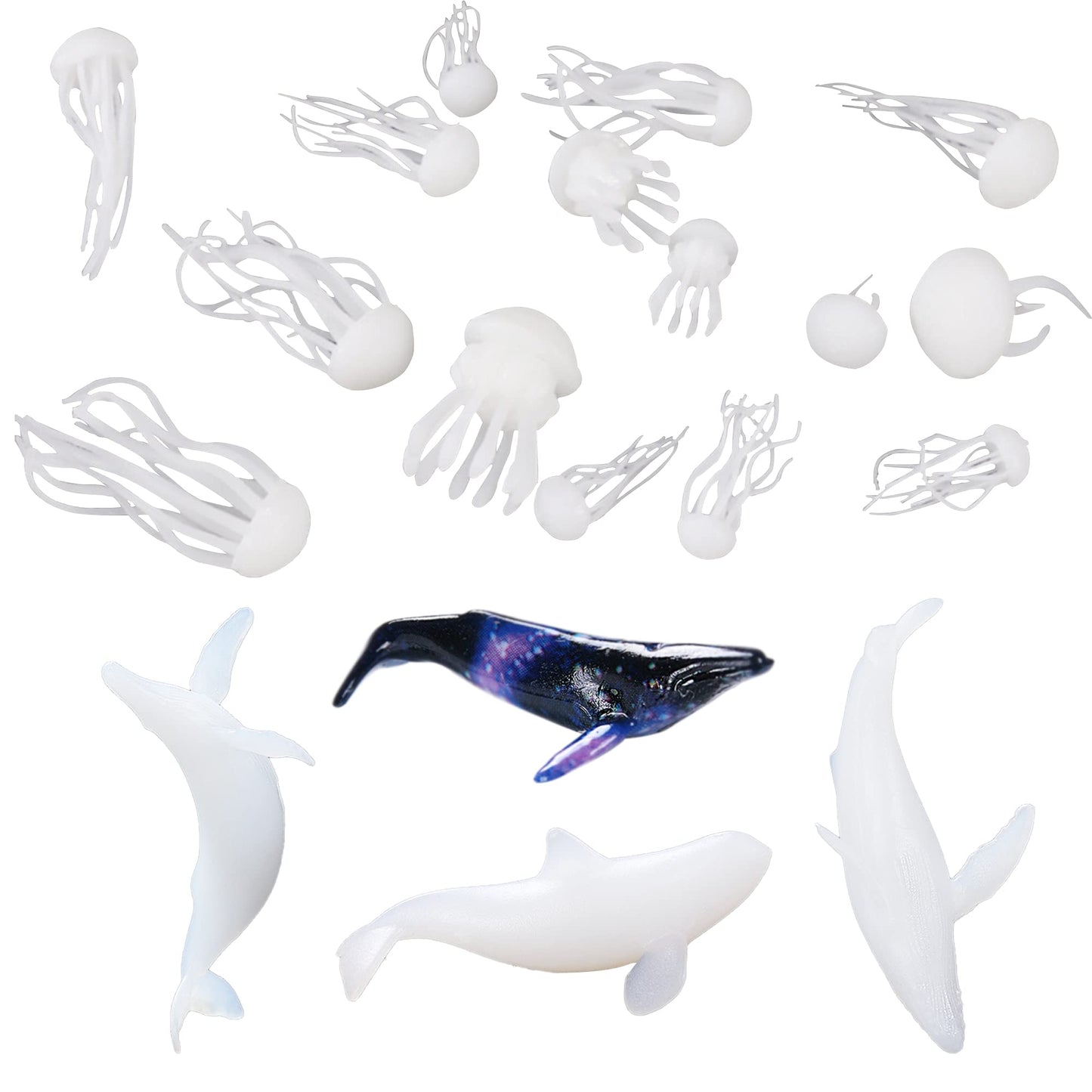 Woohome 12 PCS Mini Elk & Mushroom Resin Casting Moulds, 3D Art Craft Supplies Epoxy Moulds for Jewelry Making