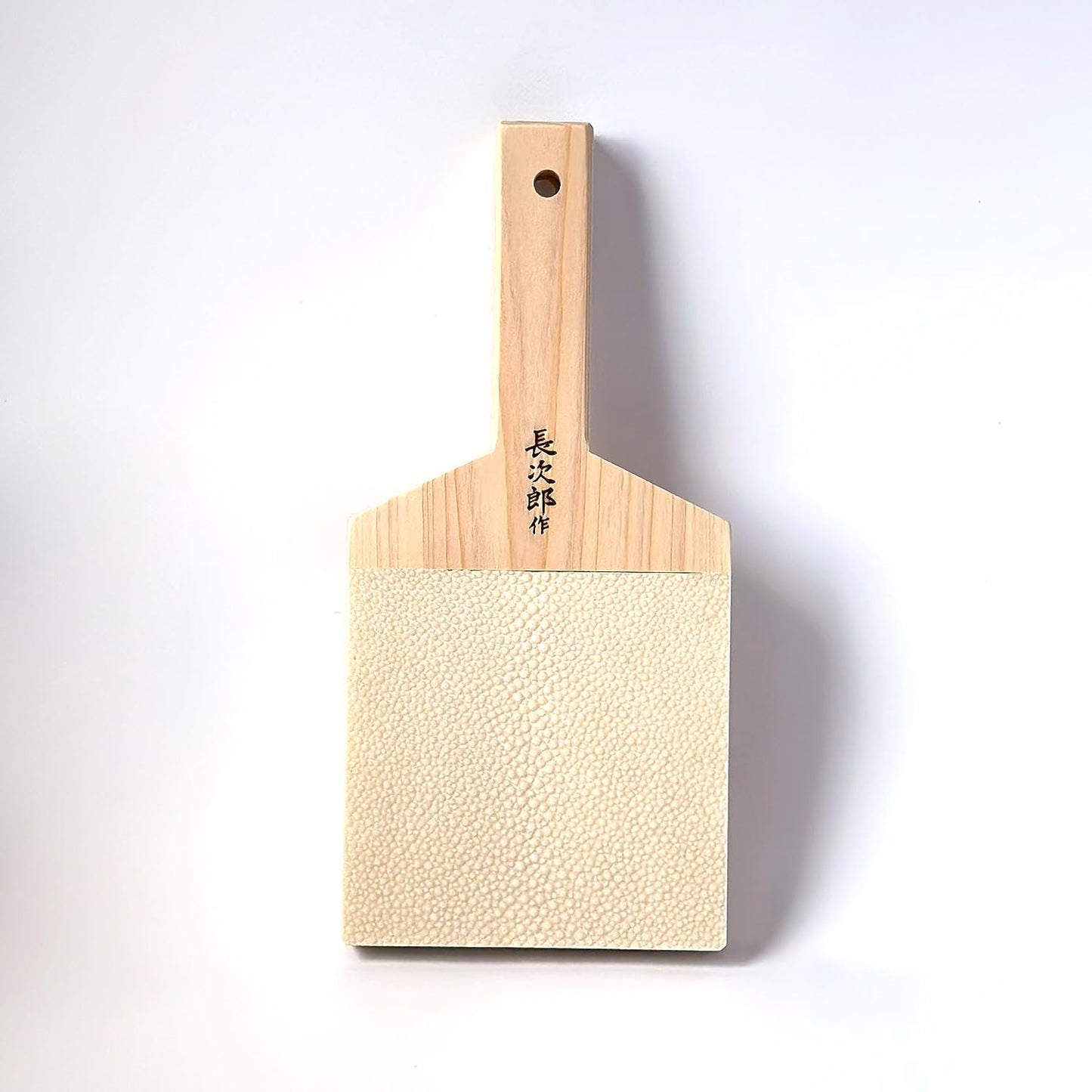 Japanese Traditional Grater for Wasabi and Ginger with Minoyaki Plate Made in Japan (Single item, Grater Extra large size)