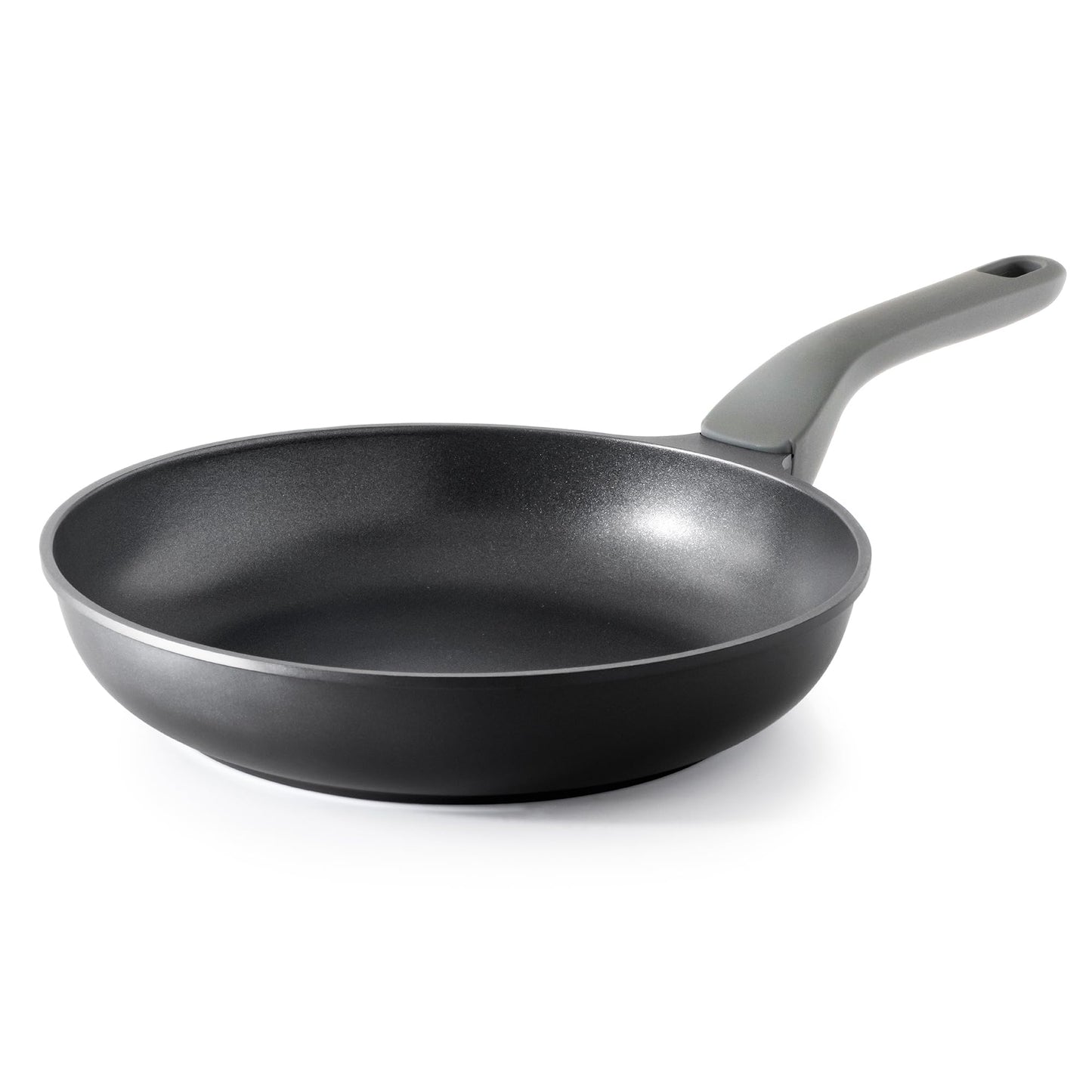 PRICUSIS Nonstick Ceramic Frying Pan, 8/10 Inch Skillet with Stay Cool Handle, Fully Coated, Induction Compatible, 100% Dishwasher Safe, PTFE PFAS & PFOA Free（10 Inch, Coconut White）