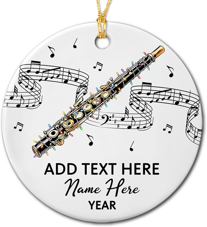 Personalized Drum Set Ceramic Christmas Ornament 2026, Customized Text Year Name Drummer Keepsake Ornaments Gift for Women Men Friend Daughter Son, Drumming Drum Set Ceramic Ornament for Appreciation