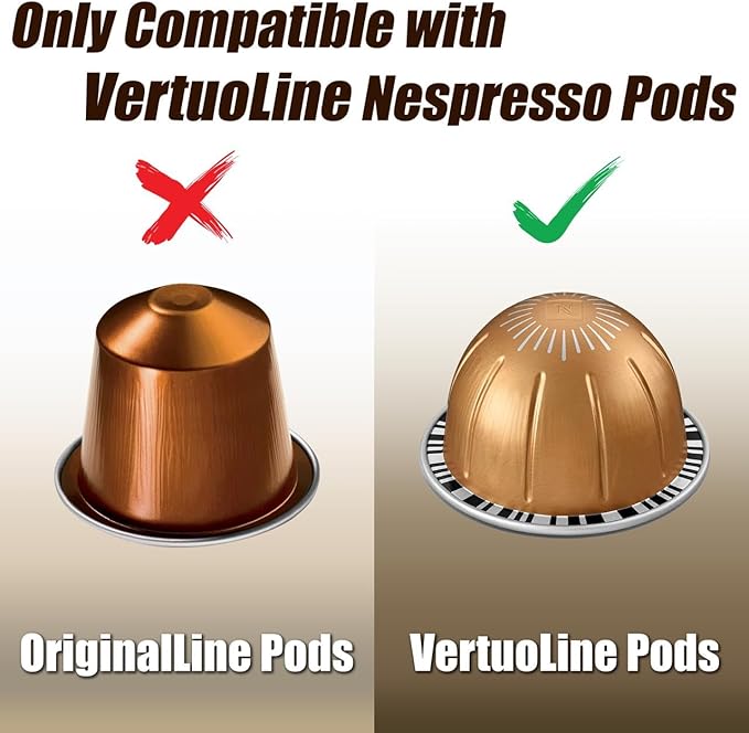 DecoBrothers Supreme Vertuoline Drawer, Holds with 30 Big or 60 Small Vertuoline Pods, Maple