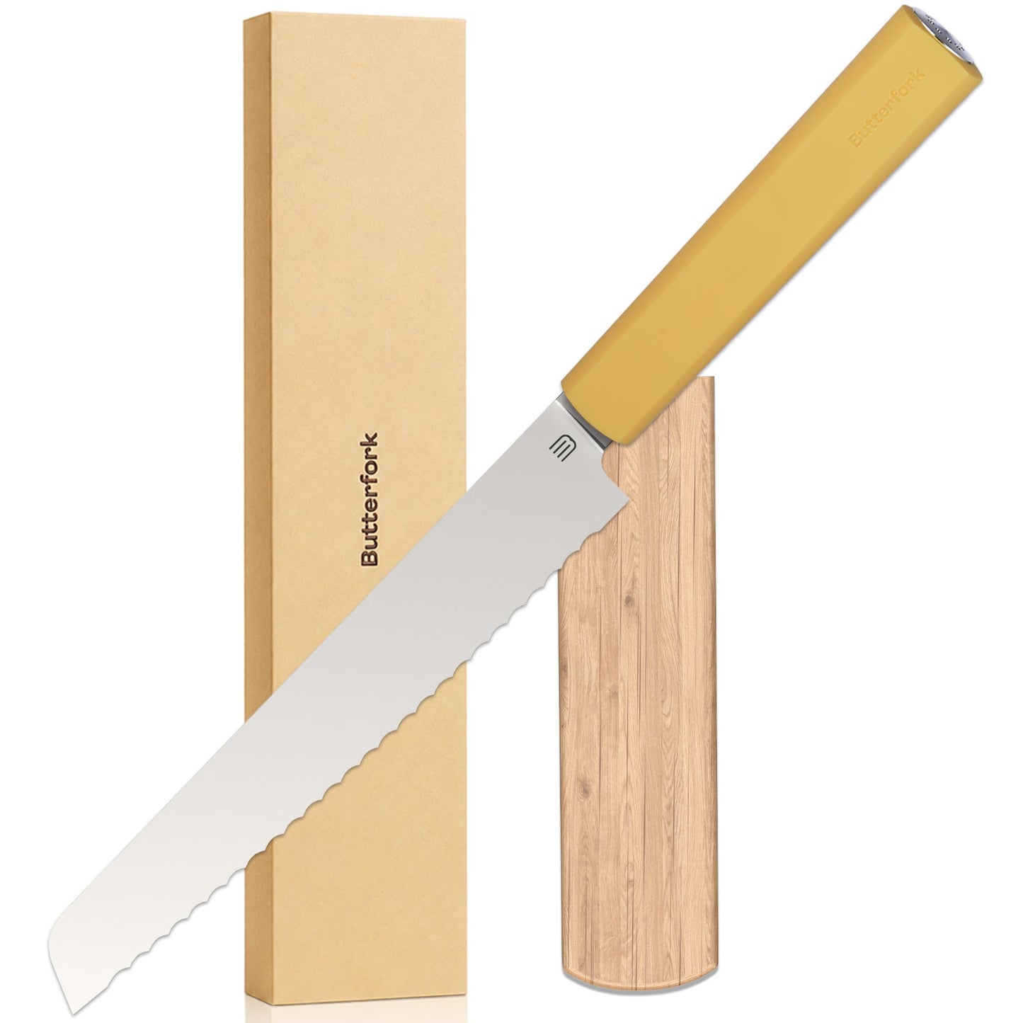 8 Inch Chef Knife, Kitchen Knife with AR-RPM9 Steel & Ergonomic ABS Handle